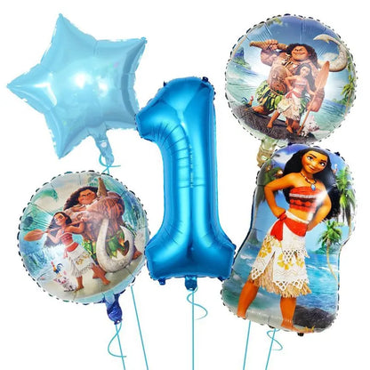Moana Birthday Party Decoration Cartoon
