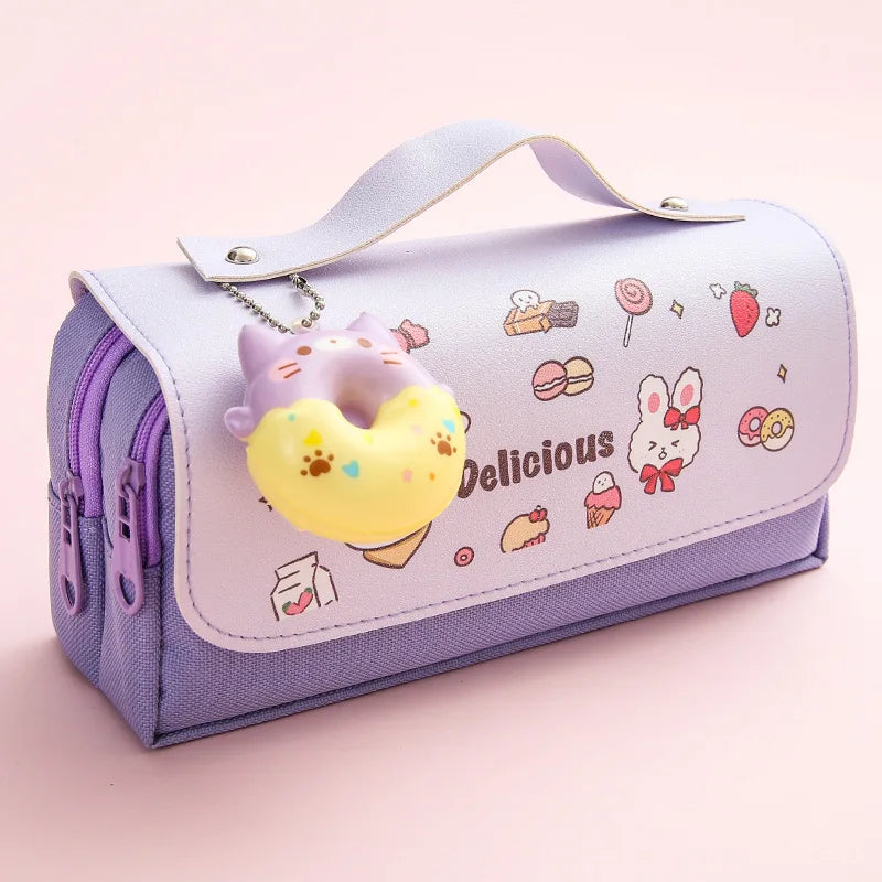 Stylish 3D Pencil Case – School Pen Organizer