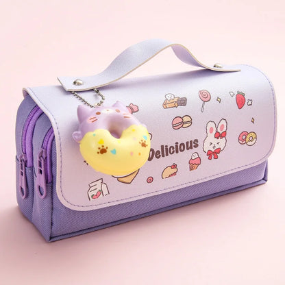 Stylish 3D Pencil Case – School Pen Organizer