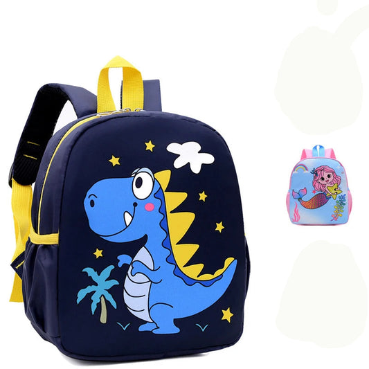 Kindergarten Schoolbag for Boys and Girls with Adjustable Animal Design